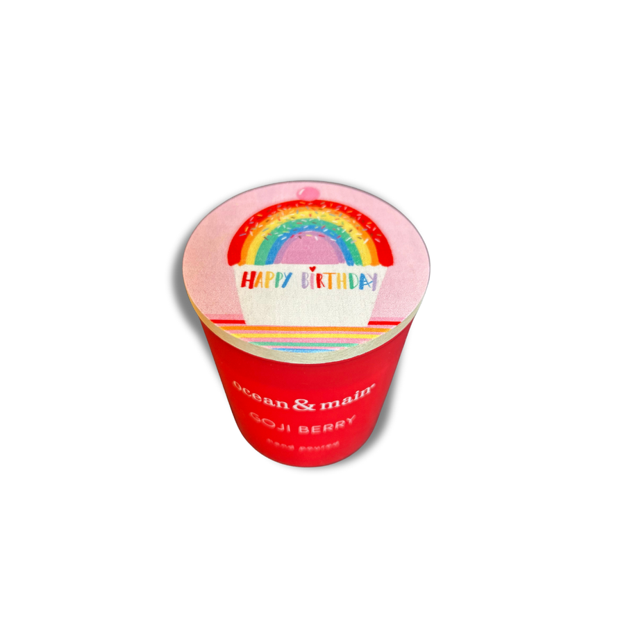 Ocean & Main Goji Berry Birthday Gift Candle