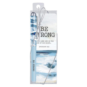 Be Strong Pen with Bookmark