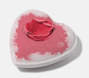 Rose Scented Heart Shaped Bath Bomb