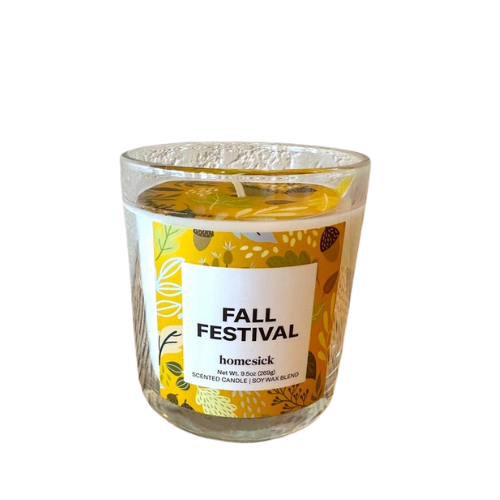 Homesick Fall Festival Soy Blend Candle, 9.5oz