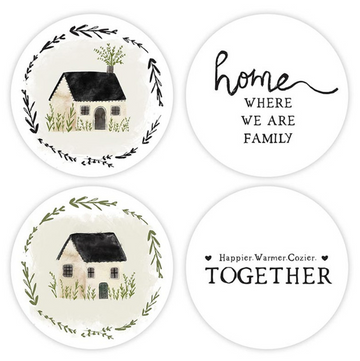 At Home Drink Coasters Set