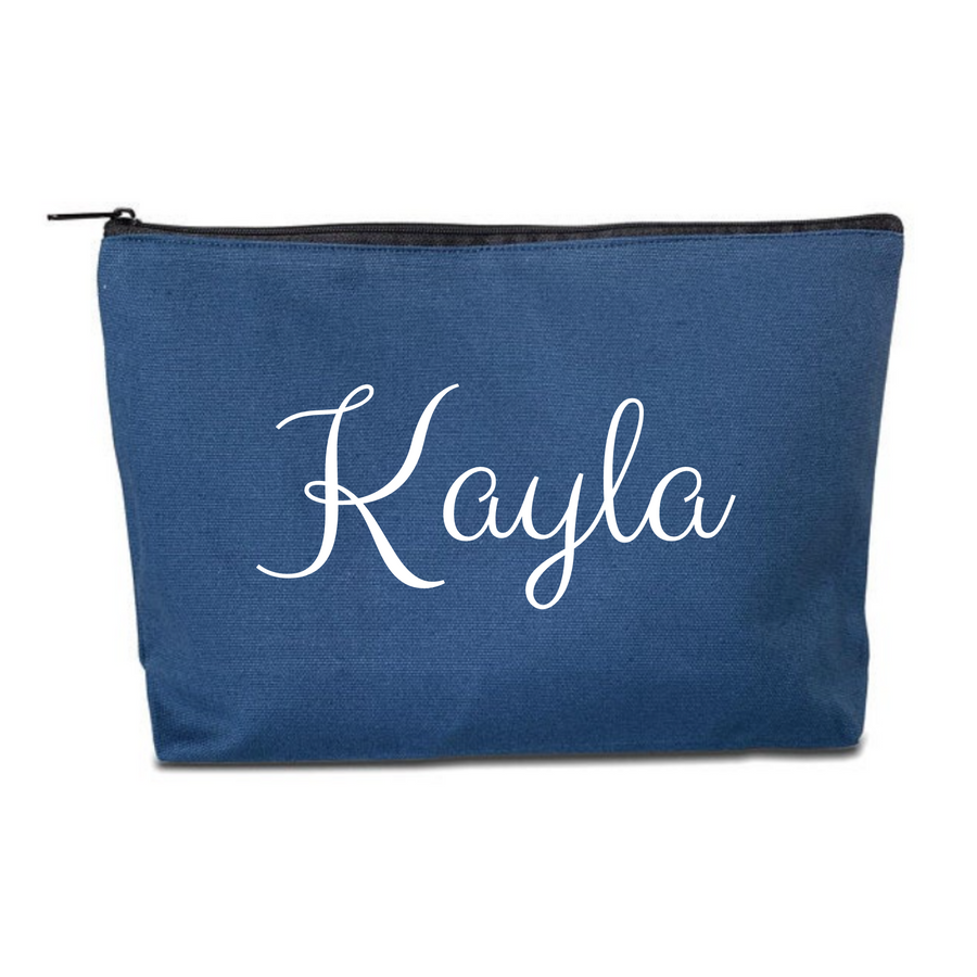 Personalized Pouch Bag (Blue)