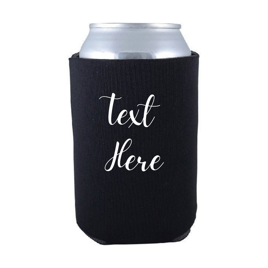 Personalized Can Cooler (Black)