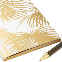 Gold Softcover Journal (Gold Palm Print)