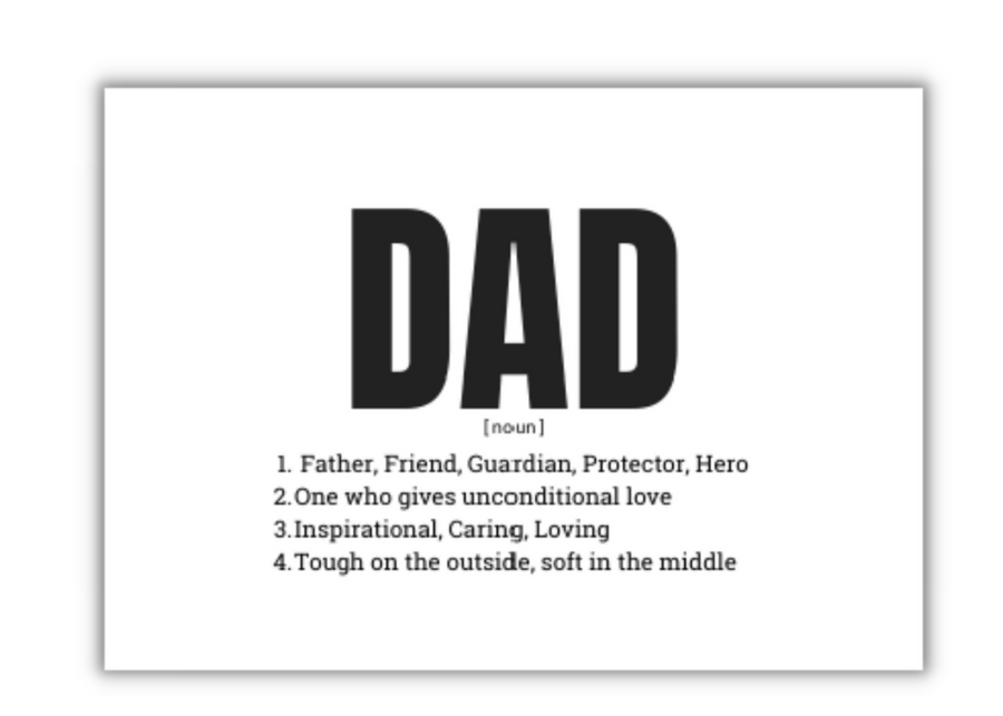 Dad Greeting Card