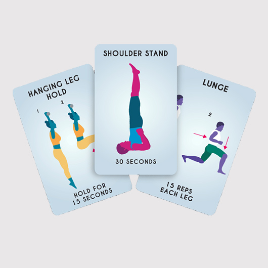 100 Exercise Cards